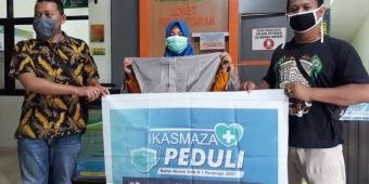 Bersama Lawan Covid-19, Ikasmaza-07 Berikan Bantuan APD ke 31 Puskesmas Ponorogo