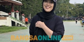 Selalu Ramai Warga di Akhir Pekan, Tokoh Kartini Bangkalan ini Berharap Pemkab Benahi Alun-Alun