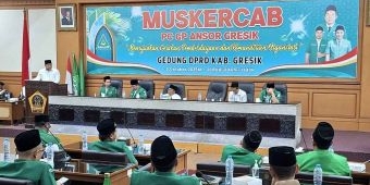 Fasilitasi Muskercab GP Ansor, Begini Harapan Ketua DPRD Gresik