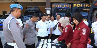 Tak Mau Kecolongan, Polres Kediri Kota Lakukan Tes Urin ke Personelnya Secara Acak