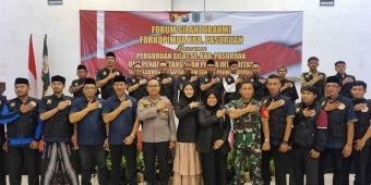Polres Pasuruan Dukung Pelantikan Pengurus IPSI dan Deklarasi Satgas Sentot Prawirodirdjo