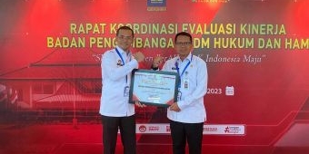 Top! Kemenkumham Jatim Kembali Sabet Penghargaan Insan Pembelajaran dari BPSDM