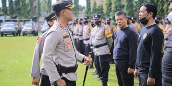 Sambut Musim Hujan, Polres Madiun Gelar Apel Pasukan Siaga Bencana