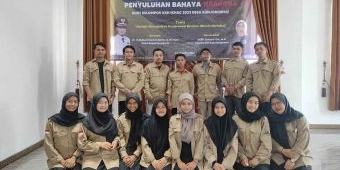 Bersama BNN Kota Mojokerto, Mahasiswa KKN IKHAC Dukung Pencegahan Bahaya Narkoba