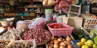 Perubahan Harga Sembako Jatim Hari Ini: Cabai Besar Naik, Bawang Merah Turun Tipis