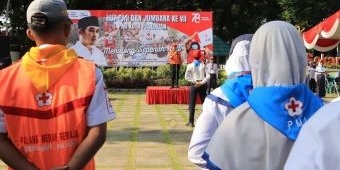 Pimpin Upacara HUT ke-78 PMI, Wawali Pasuruan Ingin Insan PMI Maksimalkan Peran di Masyarakat