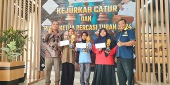 Kejurkab dan Piala Ketua Percasi 2024 Jadi Pembinaan Atlet Catur di Tuban