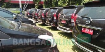 Puluhan Bekas Mobdin DPRD Kabupaten Blitar Mulai Dialihfungsikan