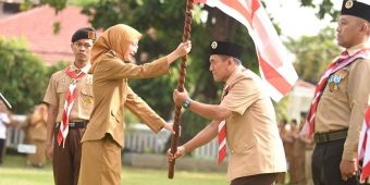 Kirim Pramuka Garuda ke Coban Talun, Wali Kota Kediri: Belajar Mandiri dan Berkarakter