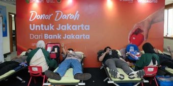 Bersama PWI Jaya dan PMI, Bank Jakarta Gelar Donor Darah di Peringatan HUT ke-65