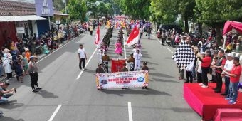 Berangkatkan Lomba Kirab dan Konser Drumband, Pj Wali Kota Kediri Ngaku Senang