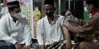 Polres Gresik Gencarkan Vaksinasi di Pesantren, Kejar Target Herd Immunity