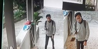 Terekam CCTV, Maling di Pamekasan Gasak Laptop Penjual Token Listrik dan Pulsa, Begini Tampangnya