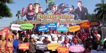 Ribuan Masyarakat Sidoarjo Antusias Jalan Sehat dan Olah Raga Bersama, Gelorakan Tolak Kerusuhan