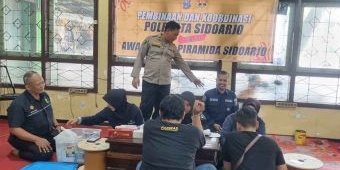 Di Balai Wartawan, Polresta Sidoarjo Periksa Kesehatan Insan Pers