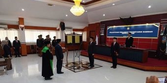 Percepat Konsolidasi Birokrasi, Tri Iman Dilantik Jadi Pj Sekdakot Blitar