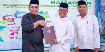 Safari Ramadan, Sekda Kota Kediri Ajak Masyarakat Tingkatkan Keimanan dan Rasa Kemanusiaan