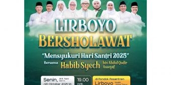 Ribuan Jamaah Hadiri Lirboyo Bershalawat Bersama Habib Syech, Peringati Hari Santri 2025