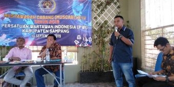 Fathor Rahman Resmi Jadi Ketua PWI Sampang Periode 2019 - 2022