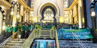 Pengurus GP Ansor Surabaya Dirikan 9 Posko Lebaran, Berikut Lokasinya