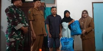 Wujud Kepedulian, Bunda Nanik Kunjungi dan Santuni Korban Kecelakaan Kerja Proyek KDMP Sidomulyo