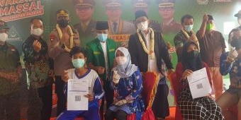 Gandeng GP Ansor, Pabrik Rokok Ratoh Ebuh Gelar Vaksinasi Massal