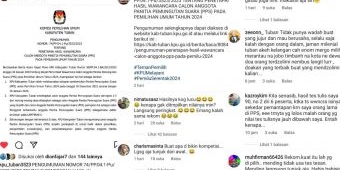 Tak Puas dengan Penetapan PPS pada Pemilu 2024, Netizen Geruduk Akun Sosmed KPU Tuban