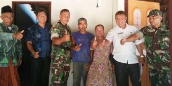 Program RTLH Kodim 0826/Pamekasan Ditinjau Tim Monitoring Pemprov