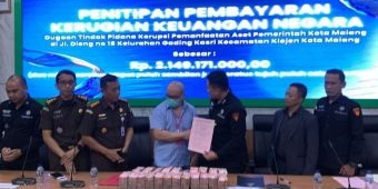 Kasus Korupsi Aset Pemkot, Kejari Malang Menerima Titipan Uang Pengganti Kerugian Negara Rp2,1 M