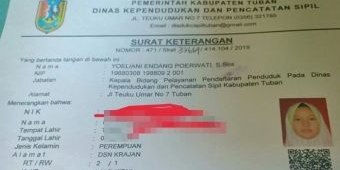 Blangko e-KTP Terbatas, Disdukcapil Tuban Akui Tak Bisa Layani Seluruh Pemohon