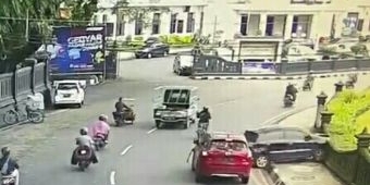 Dihantam Ayla, Pagar Tembok Alun-Alun Tugu Kota Malang Ambrol