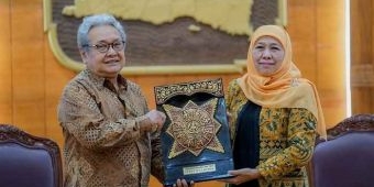 Khofifah Bahas Pengembangan Ekonomi Jatim-Jepang saat Terima Dubes RI Heri Akhmadi