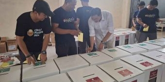 KPU Kota Blitar Mulai Setting Packing Logistik Pilkada 2024