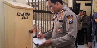 Kunjungi Polres Ngawi, Dirtahti Polda Jatim Lakukan Pengecekan Ruang Tahanan dan Barang Bukti