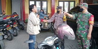 Tegakkan Protokol Kesehatan, Tiga Pilar Asemrowo Surabaya Gelar Operasi Yustisi