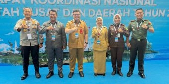 Bupati dan Wabup Kediri Hadiri Rakornas 2026 di Sentul, Tegaskan Dukung Program Prioritas Pusat