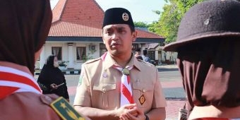 Wali Kota Pasuruan Lepas Kontingen Pramuka ke Prestasi Penegak Jawa Timur 2025
