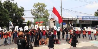 Datangi Polres Jombang, Ratusan Aktivis dan Pekerja Seni Dukung Kinerja Polisi