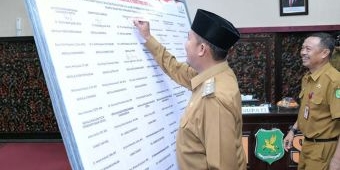 Wujudkan Birokrasi Anti Korupsi, Bupati dan Kepala OPD Pemkab Sumenep Teken Pakta Integritas