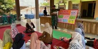 Satgas TMMD ke-126 Sidoarjo Ajak Warga Tulangan Cegah Stunting