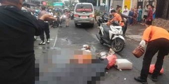 Pemotor asal Lamongan Tewas Terlindas Truk di Surabaya, Sopir Sempat Melarikan Diri