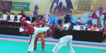 Optimistis Raih Emas, Tarung Derajat Kota Batu Tampil Penuh Semangat di Porprov IX Jatim 2025