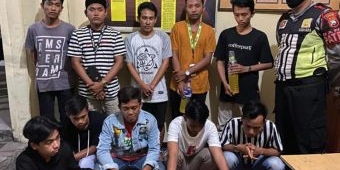 Tim Sabhara Polres Sumenep Amankan 10 Pemuda Saat Pesta Miras