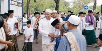 Usai Salat Id Bupati dan Wabup Sampang Gelar Open House, Ajak Ribuan Warga Makan Bareng