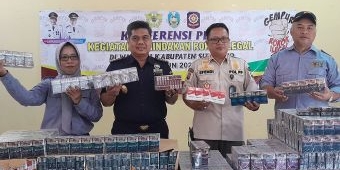 Kolaborasi Bea Cukai Jember dan Satpol PP Situbondo Gempur Rokok Ilegal, Sita 1 Juta Lebih Batang