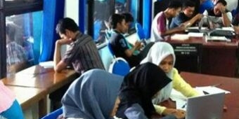 Ramadan, Pengunjung Perpustakaan Umum Pamekasan Membludak