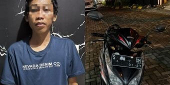 Polres Gresik Bekuk Residivis Curanmor Asal Lamongan