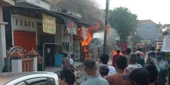 Pom Mini di Desa Campurejo Terbakar, Korban Alami Luka Bakar dan Kerugian Rp 150 Juta