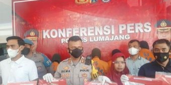 Puluhan Pemuda di Lumajang Digerebek Polisi saat Pesta Ganja