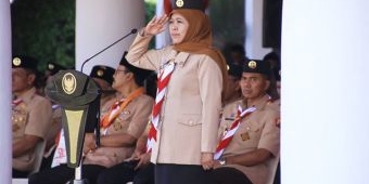 Khofifah Ajak Gerakan Pramuka Jaga Keutuhan NKRI dari Tiga Ancaman Besar